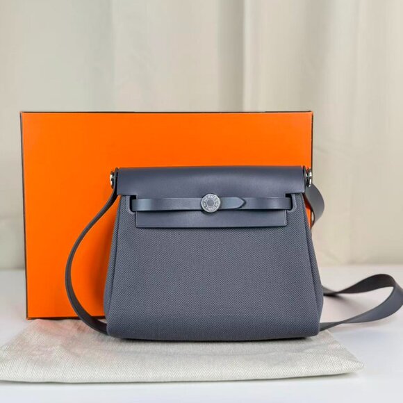 Hermes Herbag Mini Shoulder Bag Crossbody Fullset - Picture 2 of 8